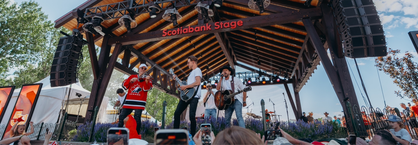 MUSIC AT THE SCOTIABANK STAGE<br>Every Weekend of our Summer Tournaments